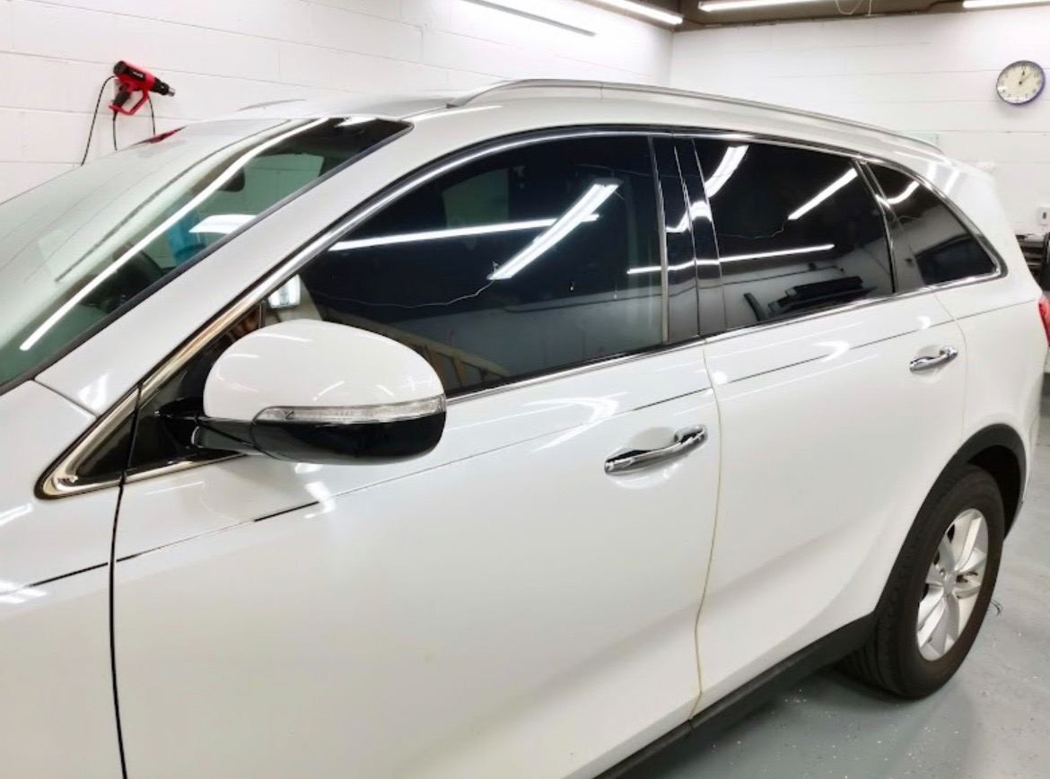 Window tint installation 3
